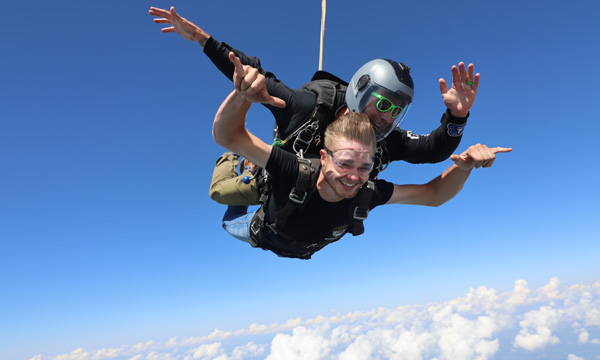  two skydivers