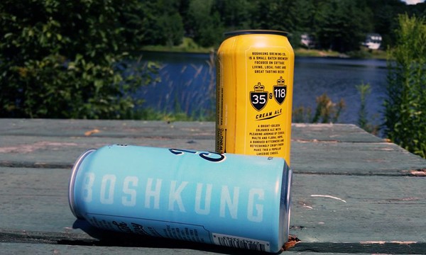  Boshkung beer overlooking lake